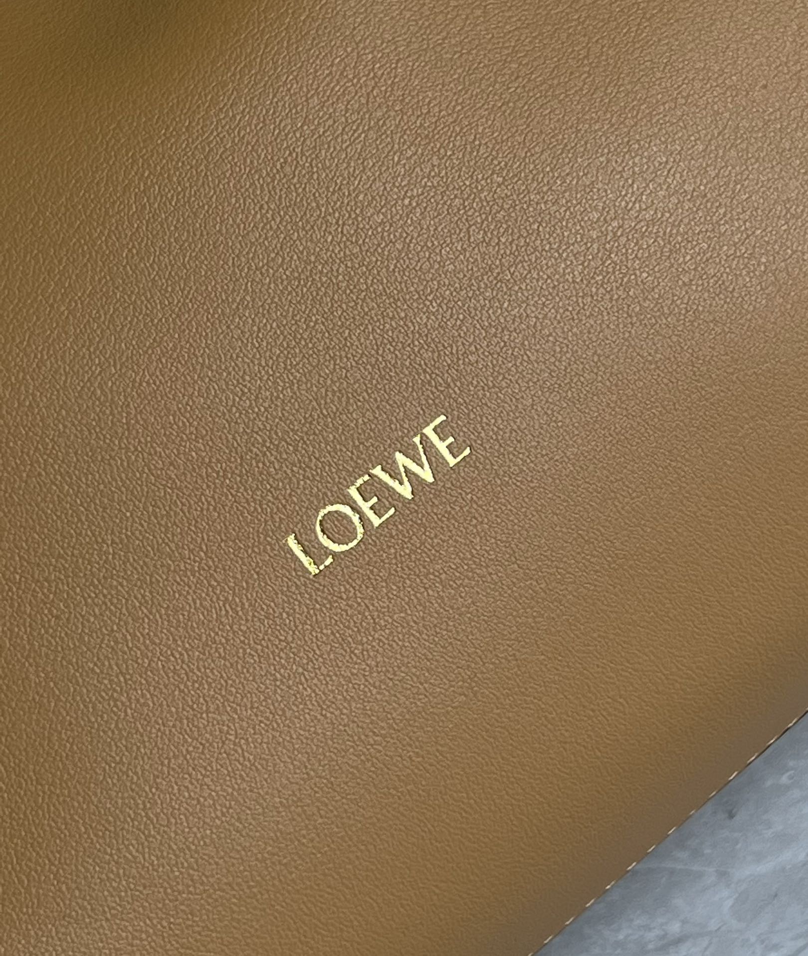 Loewe Medium Flamenco Clutch in Nappa Calfskin Warm Desert